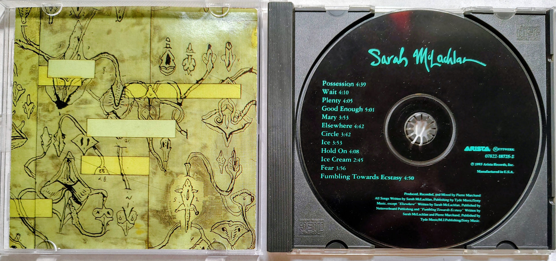 Sarah McLachlan - Fumbling Towards Ecstasy