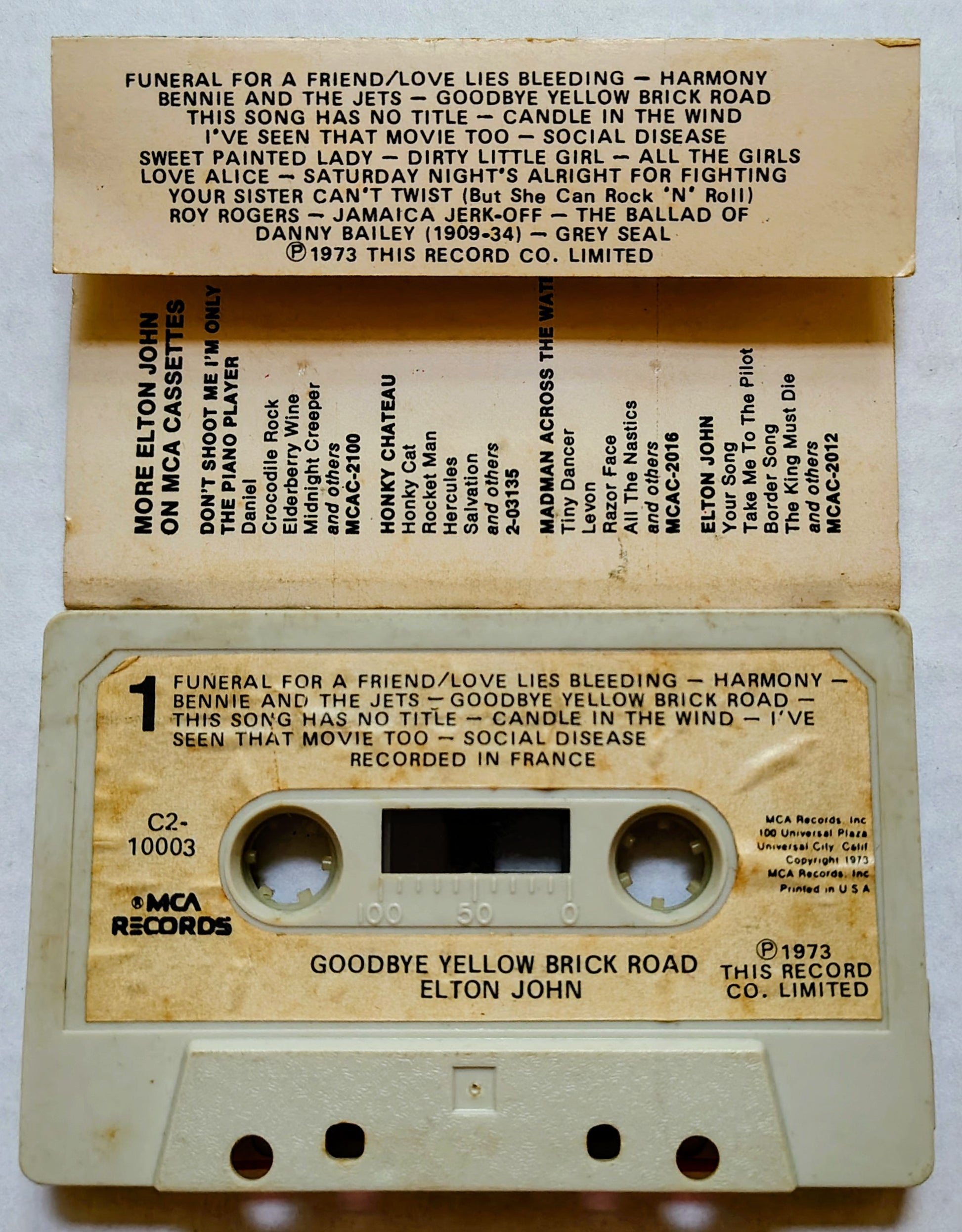 Elton John - Goodbye Yellow Brick Road