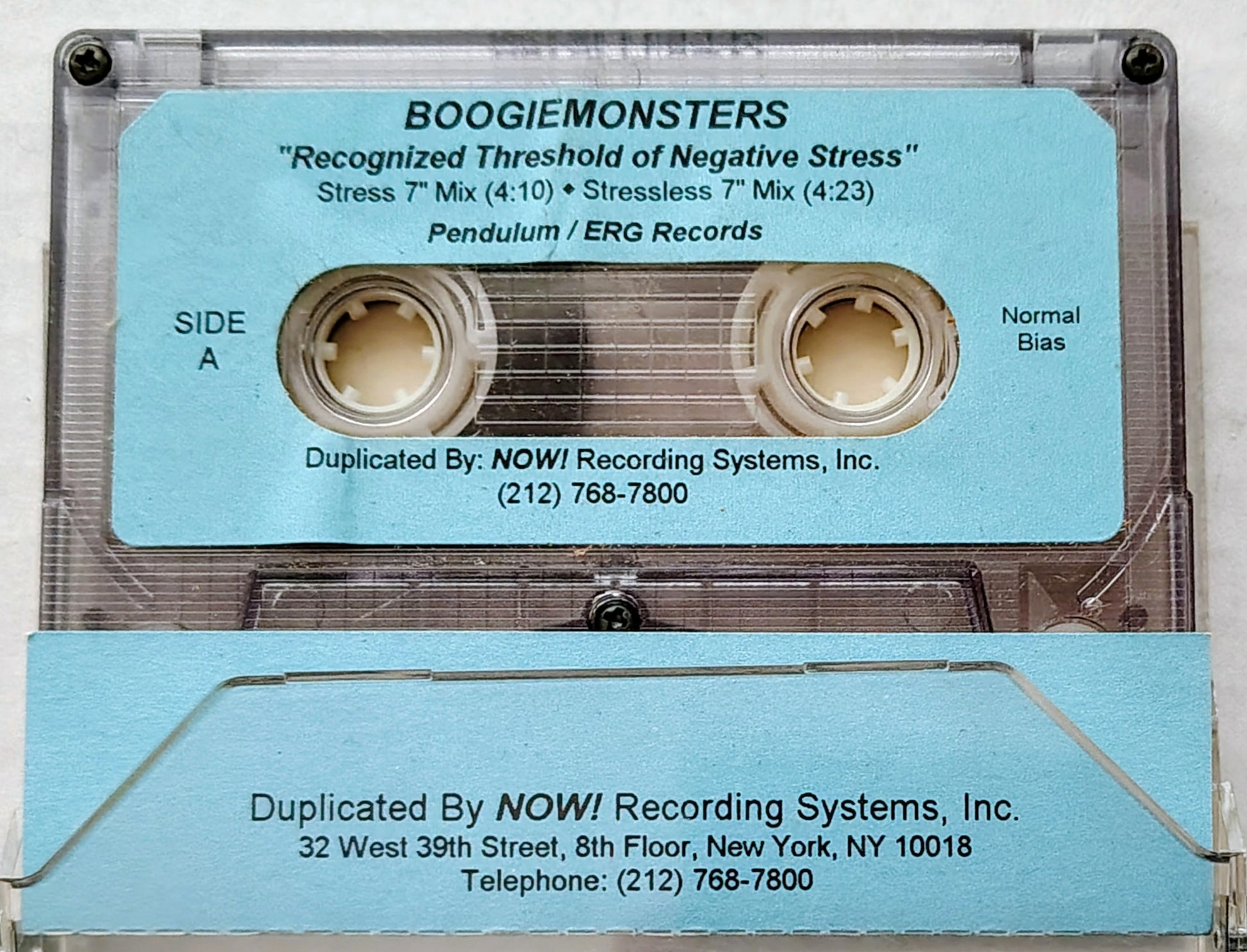 Boogiemonsters - Recognized Threshold of Negative Stress
