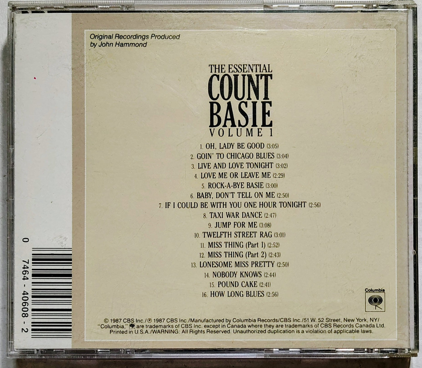 Count Basie - The Essential Count Basie Volume 1