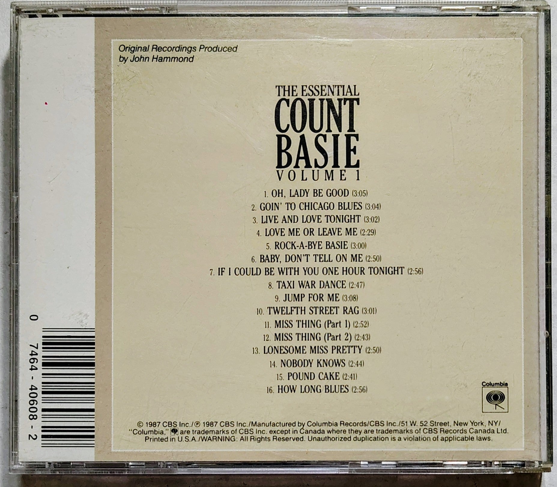 Count Basie - The Essential Count Basie Volume 1
