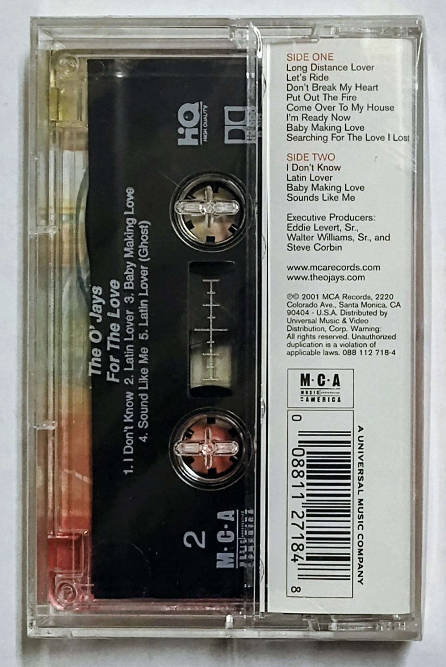 O’Jays, The - “For The Love” - CASSETTE TAPE NM/M (Sealed; small tear in cellophane)