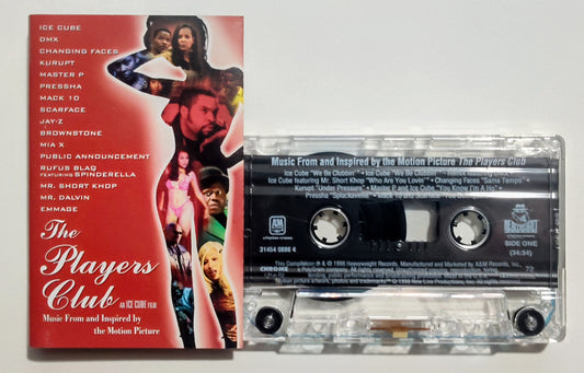 Various Artists - "The Players Club Soundtrack" - CASSETTE TAPE VG+/VG+