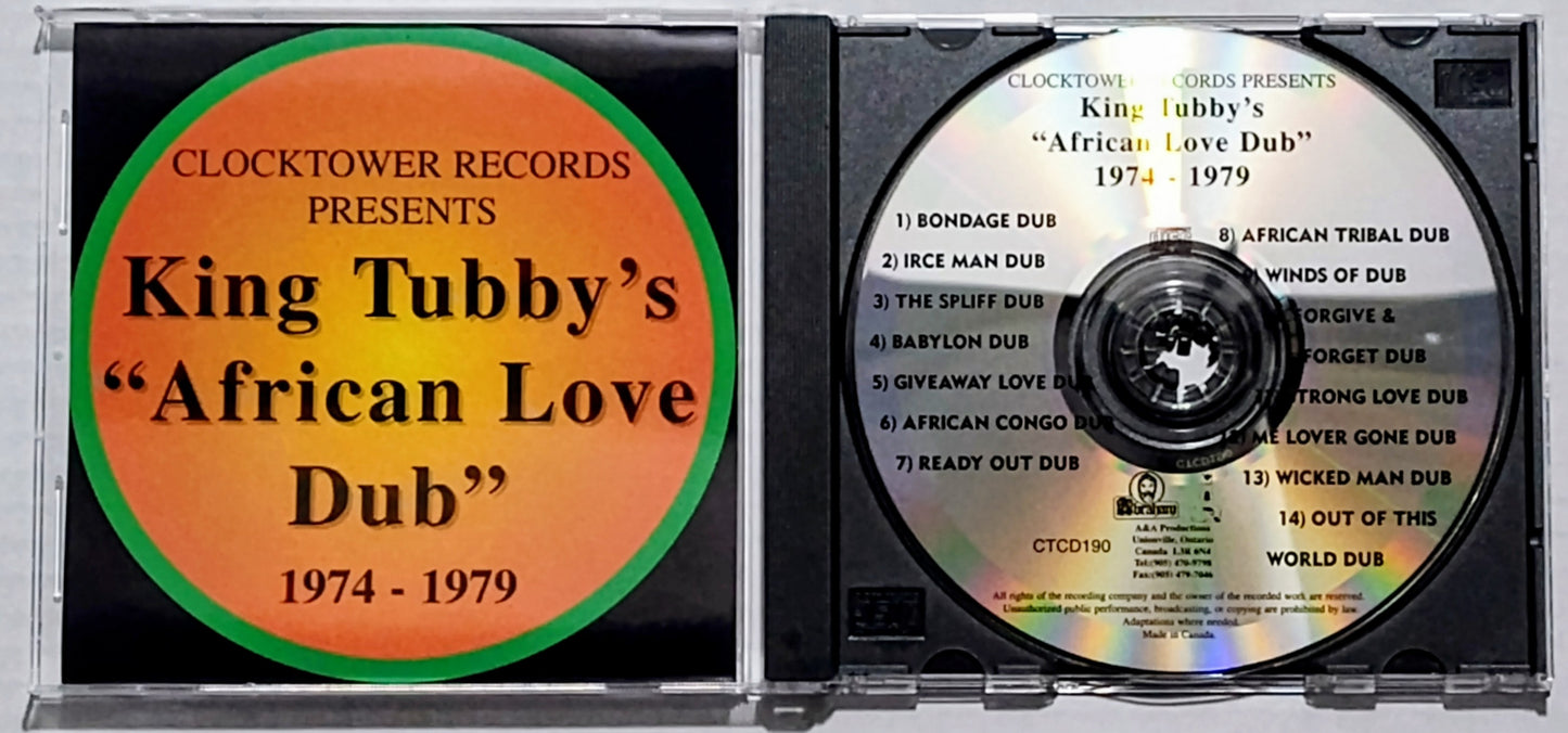 King Tubby - "King Tubby's African Love Dub 1974-1979" - INDIE COMPACT DISC NM/NM