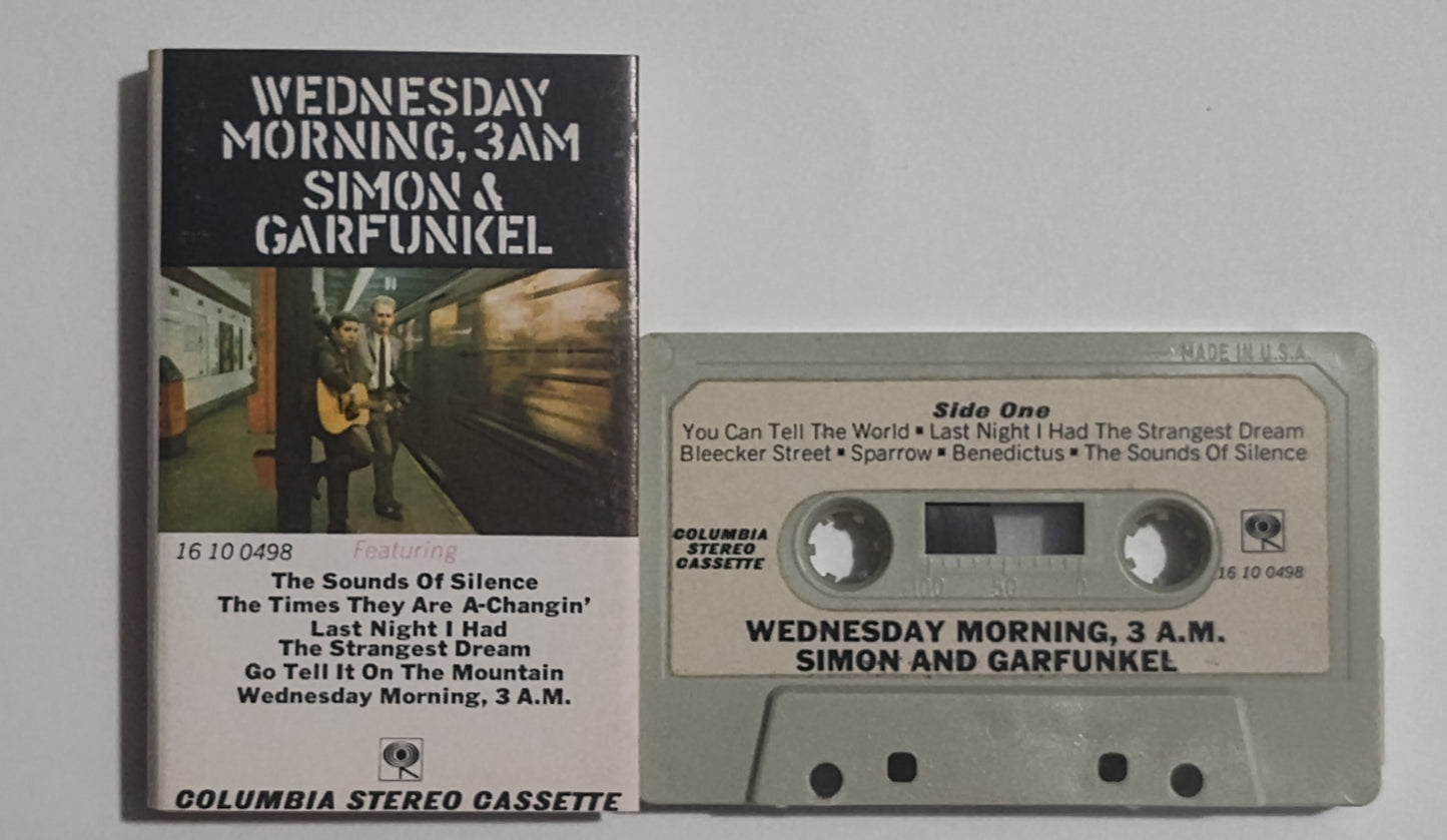 Simon & Garfunkel - "Wednesday Morning.3AM" - CASSETTE TAPE (Stereo) VG/VG+