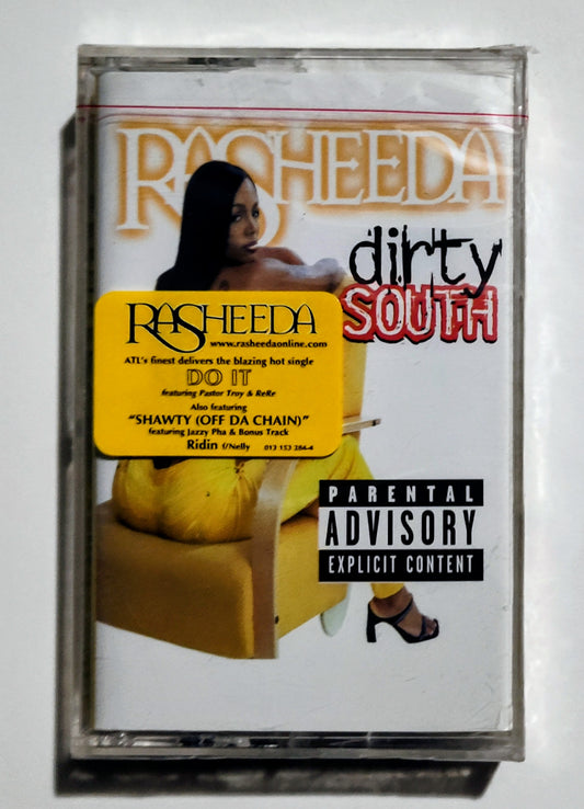 Rasheeda - "Dirty South" - CASSETTE TAPE NM/M (Sealed; cracked case)