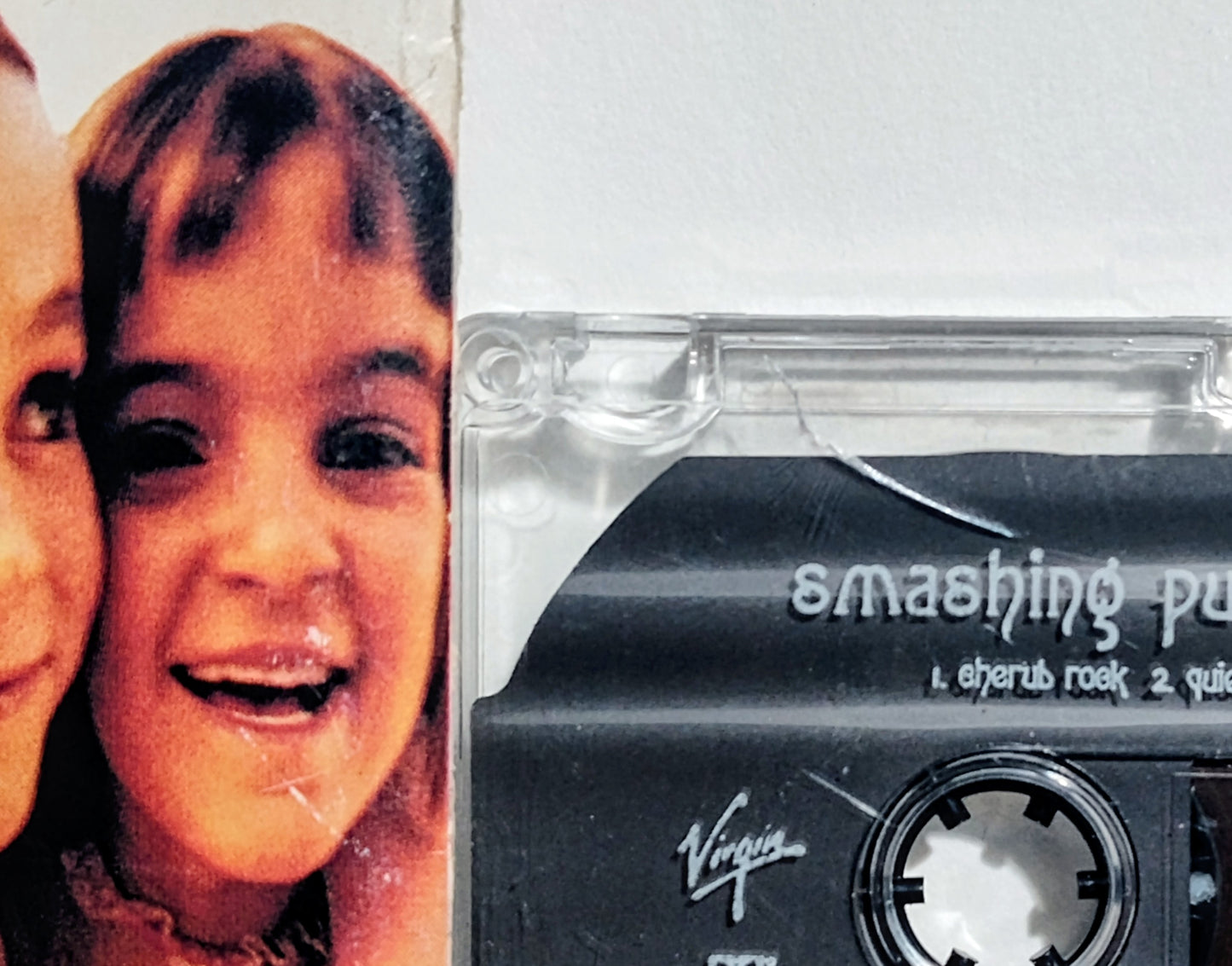 Smashing Pumpkins - "Siamese Dream" - CASSETTE TAPE (DOLBY) G+/VG (Water damaged j card; small crack in tape shell; plays perfect)