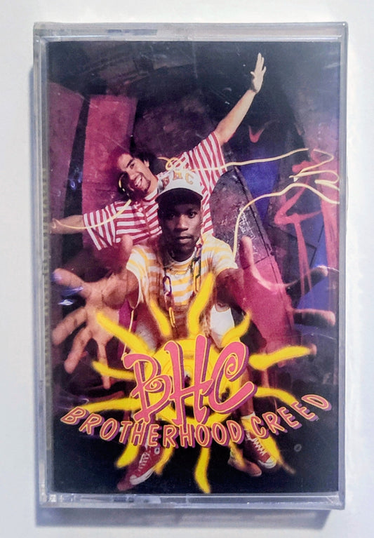 Brotherhood Creed - "B.H.C." - CASSETTE TAPE (DOLBY HX PRO B NR) NM/M (Sealed; cracked back of case)