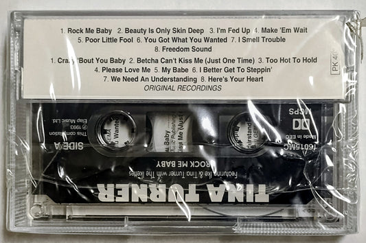 Tina Turner - “Rock Me Baby” - CASSETTE TAPE M/M (Sealed)