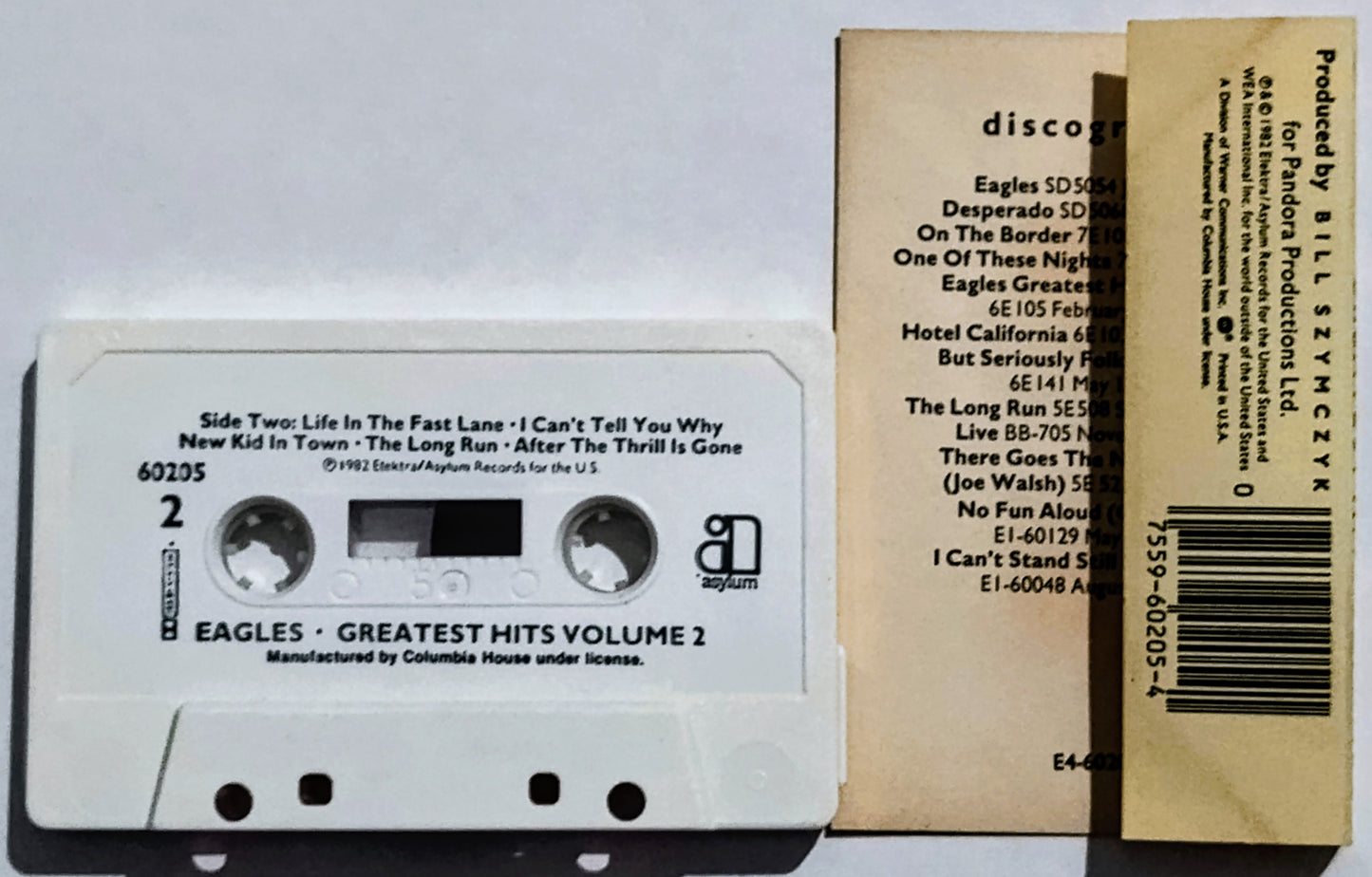 Eagles - "Greatest Hits Volume 2" - CASSETTE TAPE VG/VG+