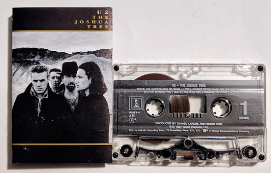 U2 - "The Joshua Tree" - CASSETTE TAPE (AR; DOLBY HX PRO) VG/VG+