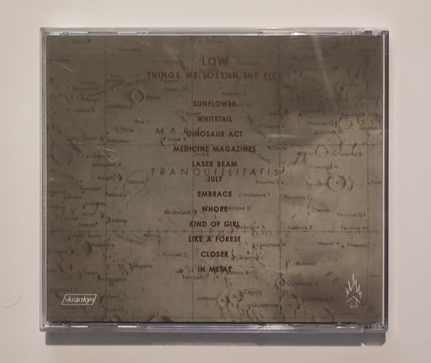 Low - "Things We Lost In The Fire" - INDIE COMPACT DISC VG+/G+