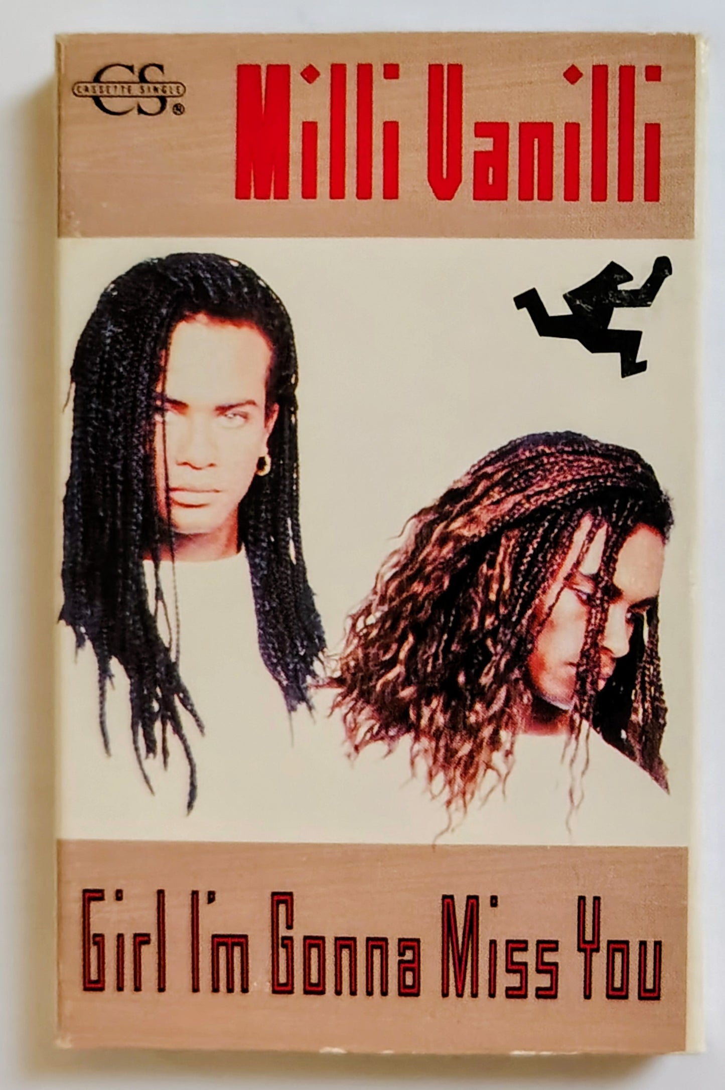 Milli Vanilli - “Girl I’m Gonna Miss You” - CASSETTE TAPE (Single) VG/VG+