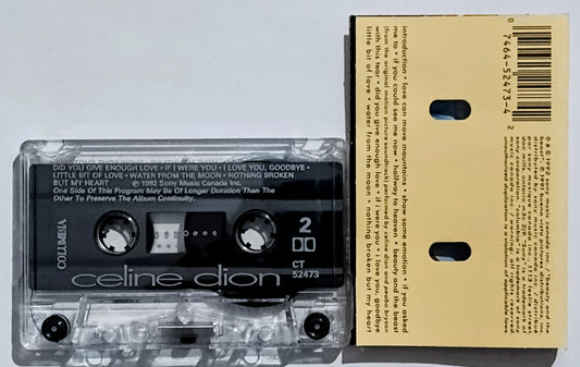 Celine Dion - "Celine Dion" - CASSETTE TAPE VG+/VG+