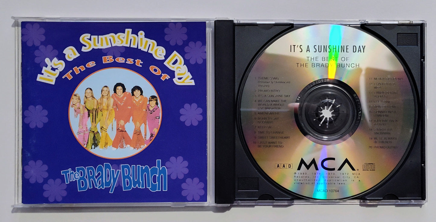 Brady Bunch, The - "It's A Sunshine Day: The Best Of The Brady Bunch" - COMPACT DISC VG+/VG+