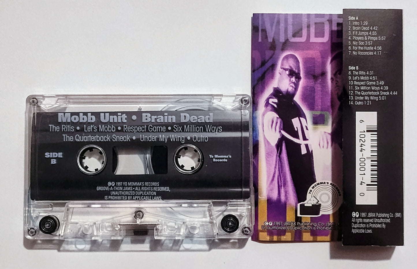 Mobb Unit - "Brain Dead" - CASSETTE TAPE VG/NM