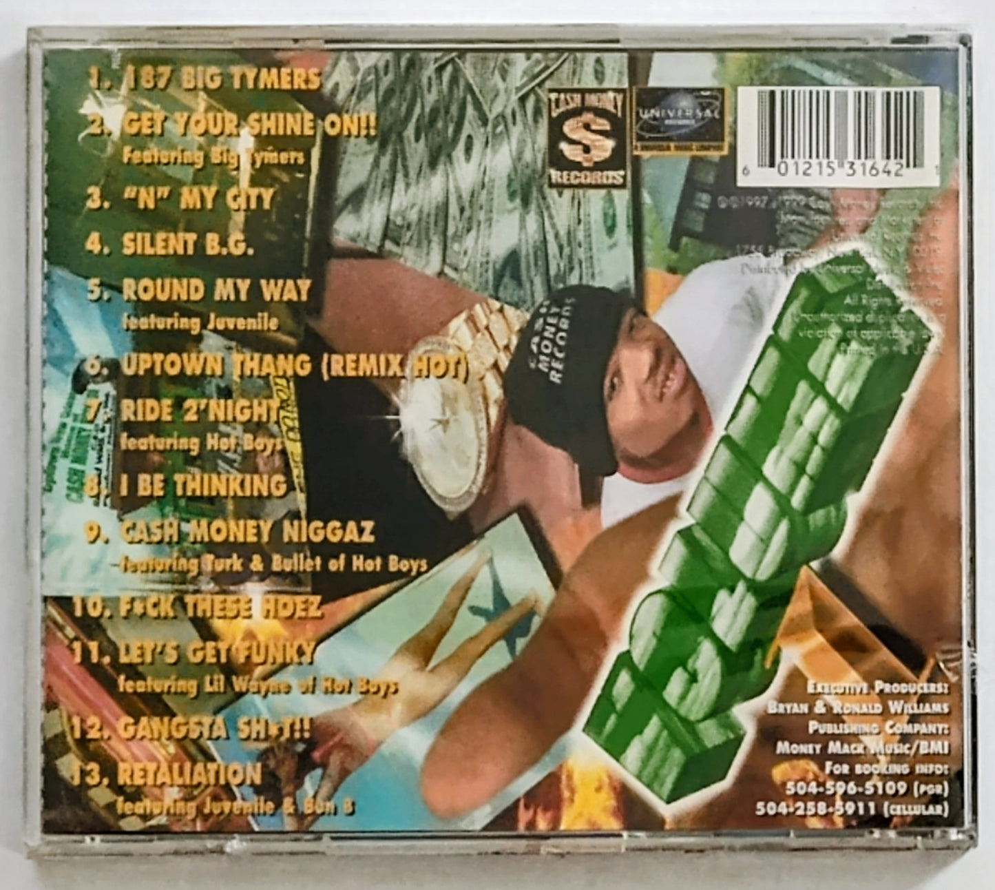 B.G. - “It’s All On U Volume 1” - COMPACT DISC NM/M (Sealed; 2 tiny rips in cellophane)