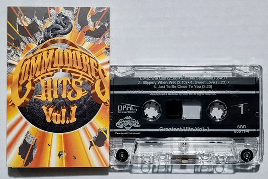 Commodores - “Hits Vol. 1” - CASSETTE TAPE NM/NM