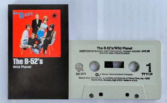 B-52's, The - "Wild Planet" - CASSETTE TAPE VG+/VG+