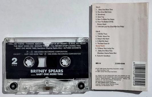 Britney Spears - “...Baby One More Time” - CASSETTE TAPE (Indonesia) VG/VG