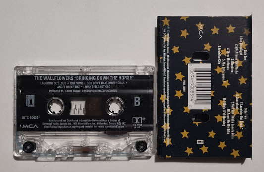 Wallflowers, The - "Bringing Down The Horse" - CASSETTE TAPE (Canada; black shell) NM/NM