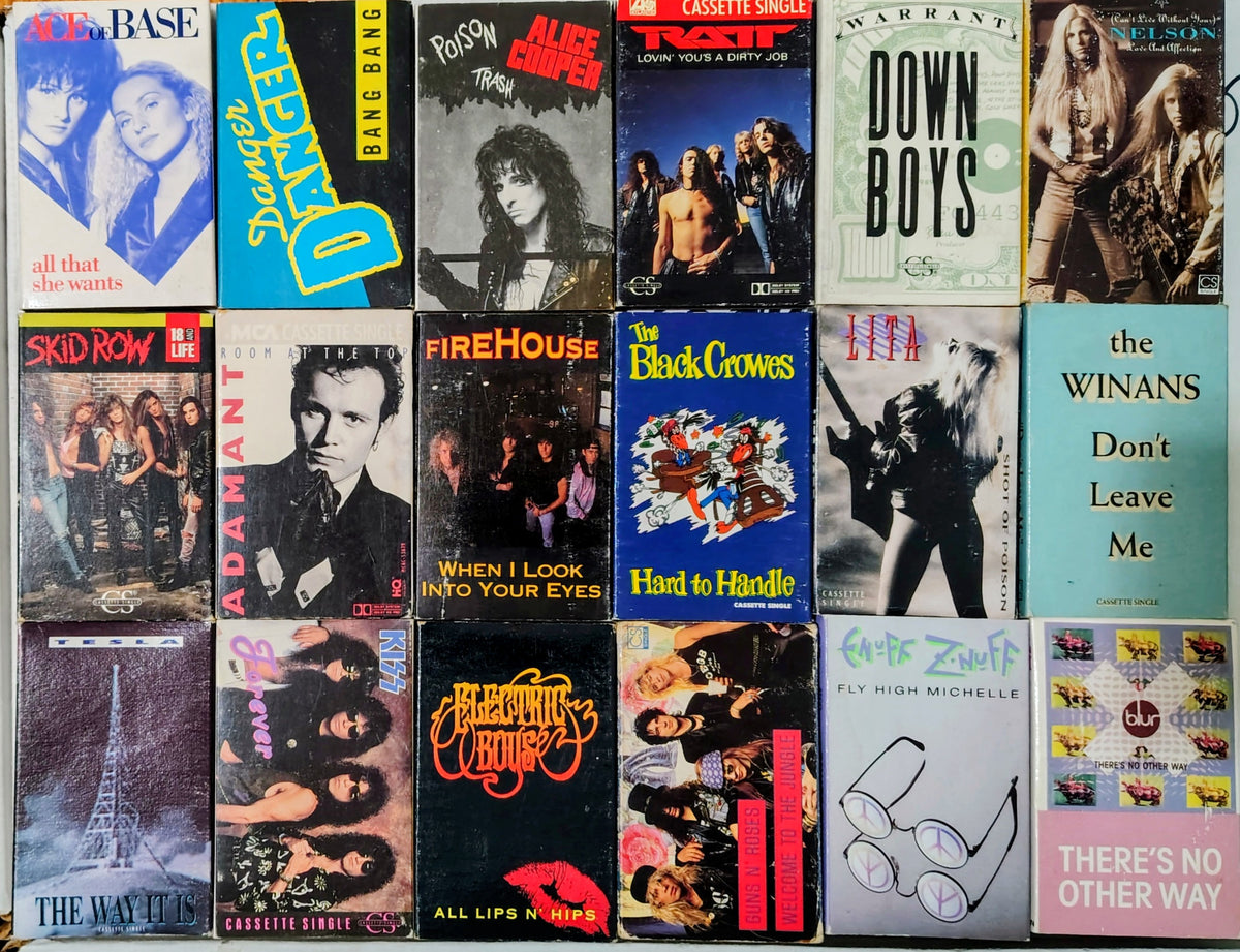 18 Cassingles Batch (Rock/Electronic)