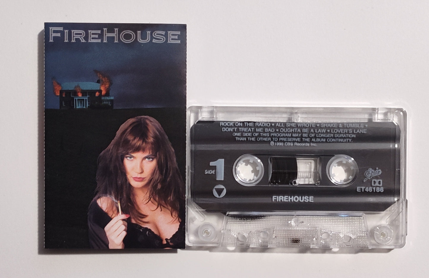 Firehouse - "Firehouse" - CASSETTE TAPE (DOLBY) VG+/VG+