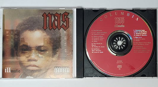 Nas - "Illmatic" - COMPACT DISC VG+/VG+