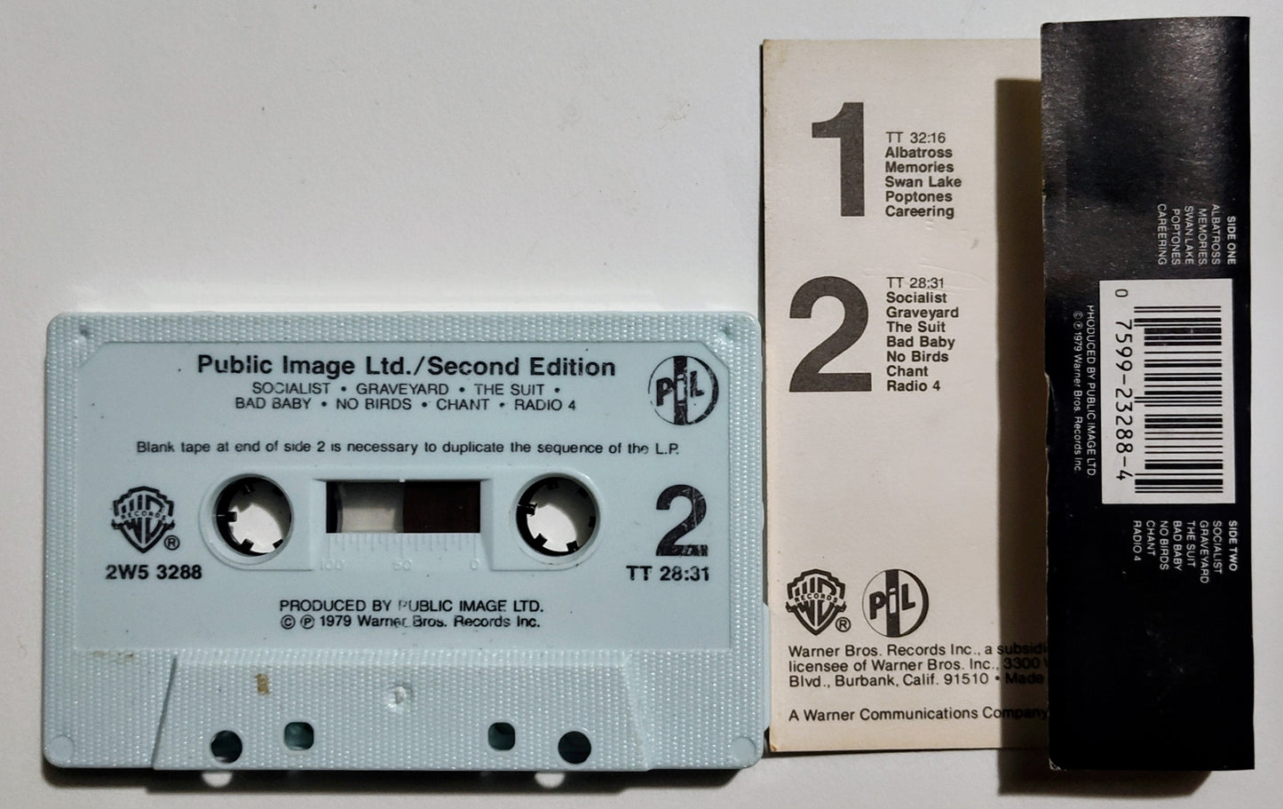 Public Image Ltd (PIL) - "Second Edition" - CASSETTE TAPE VG/VG