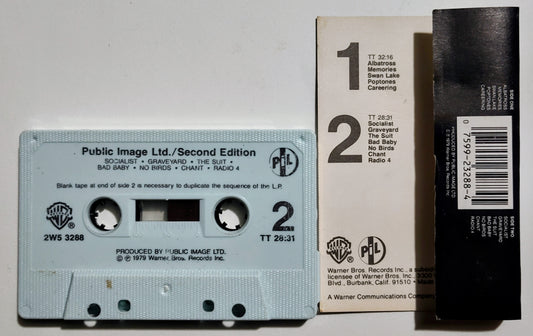 Public Image Ltd (PIL) - "Second Edition" - CASSETTE TAPE VG/VG