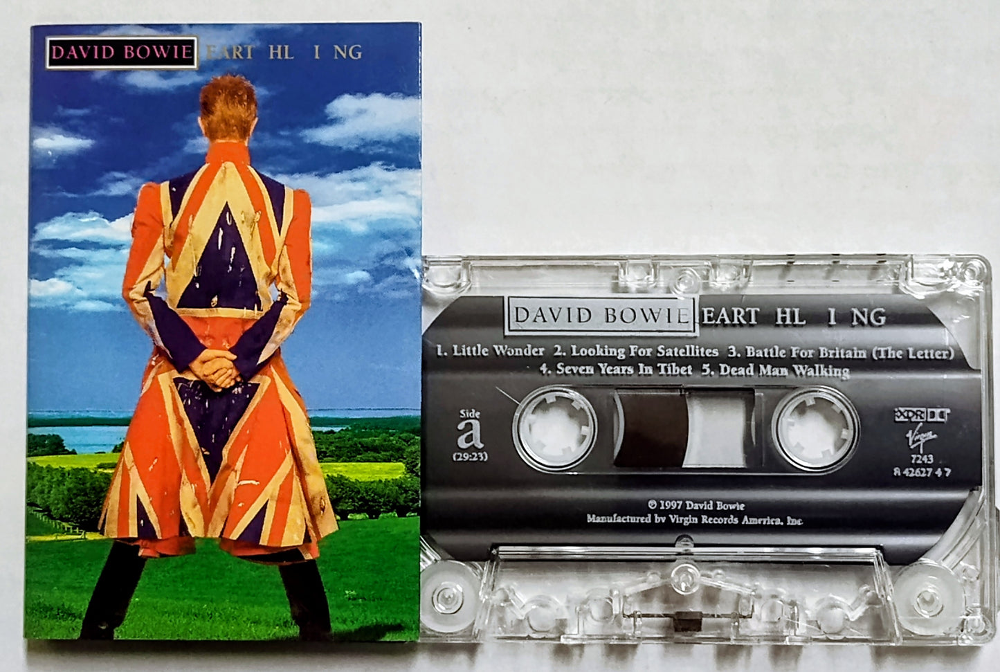 David Bowie - “Earthling” - CASSETTE TAPE VG+/VG+