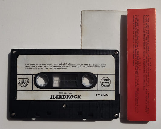 Various Artists - "Best Of Hardrock Compilation" - CASSETTE TAPE (DOLBY) VG/VG