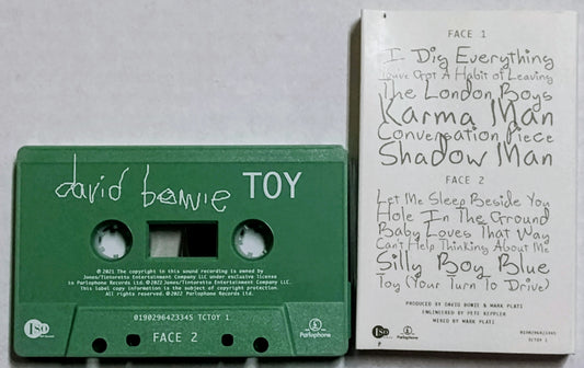 David Bowie - “Toy” - CASSETTE TAPE VG+/NM
