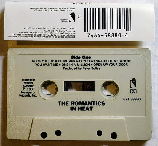 Romantics, The - “In Heat” - CASSETTE TAPE VG/VG