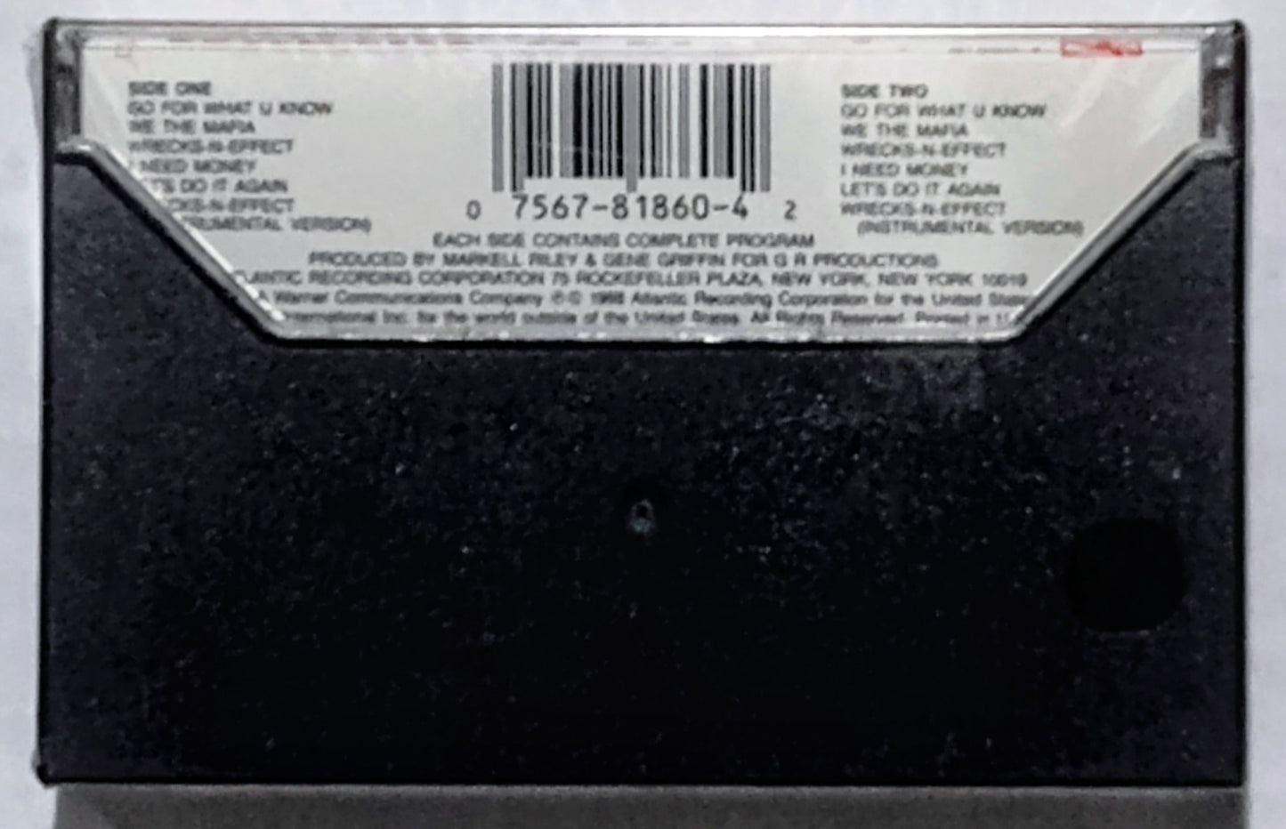 Wrecks-N-Effect - “Wrecks-N-Effect” - CASSETTE TAPE NM/M (Sealed; cellophane is loose along top)