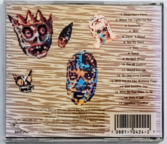 Oingo Boingo - “Best O’Boingo” - COMPACT DISC VG/VG+ (Drill hole thru cover/booklet/back art)