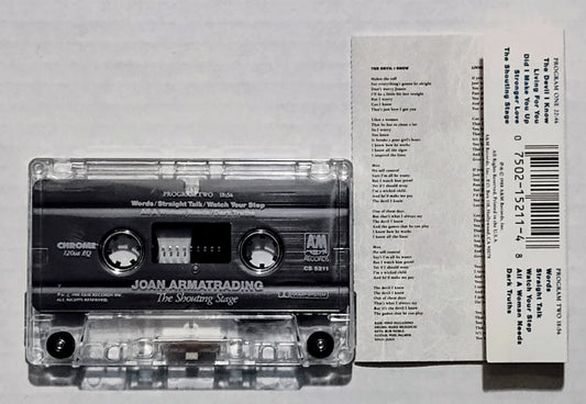 Joan Armatrading - “The Shouting Stage” - CASSETTE TAPE VG+/VG+