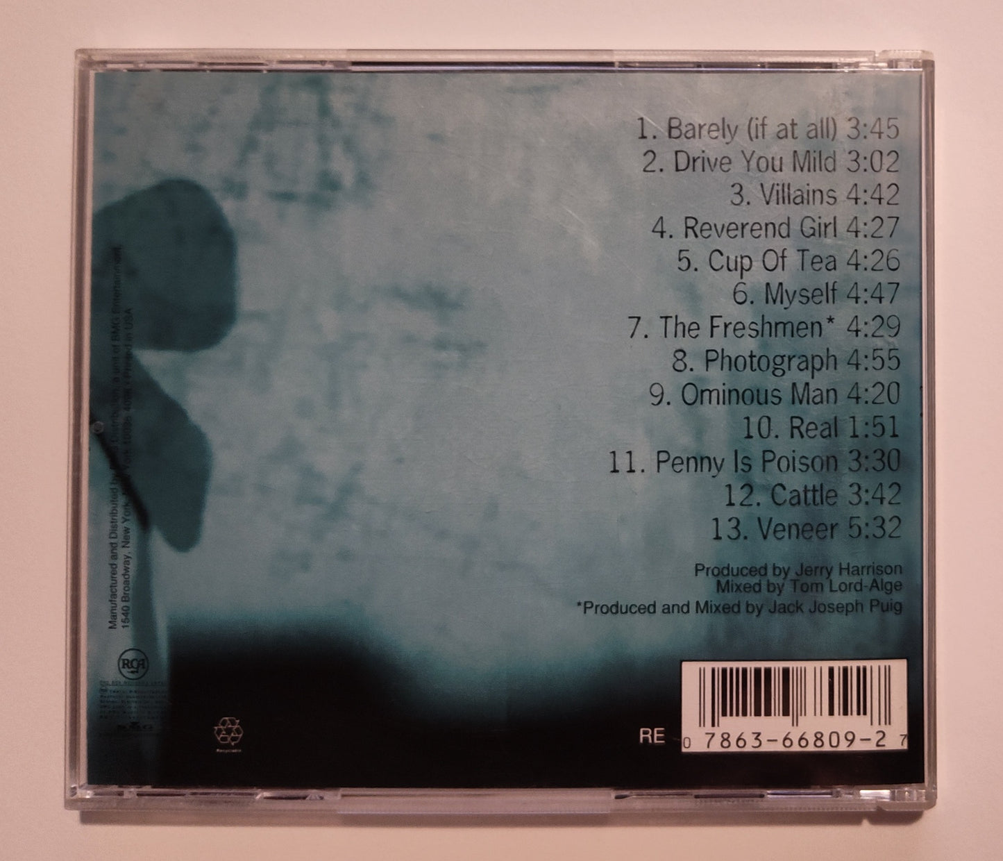 Verve Pipe, The - "Villains" - COMPACT DISC VG/VG