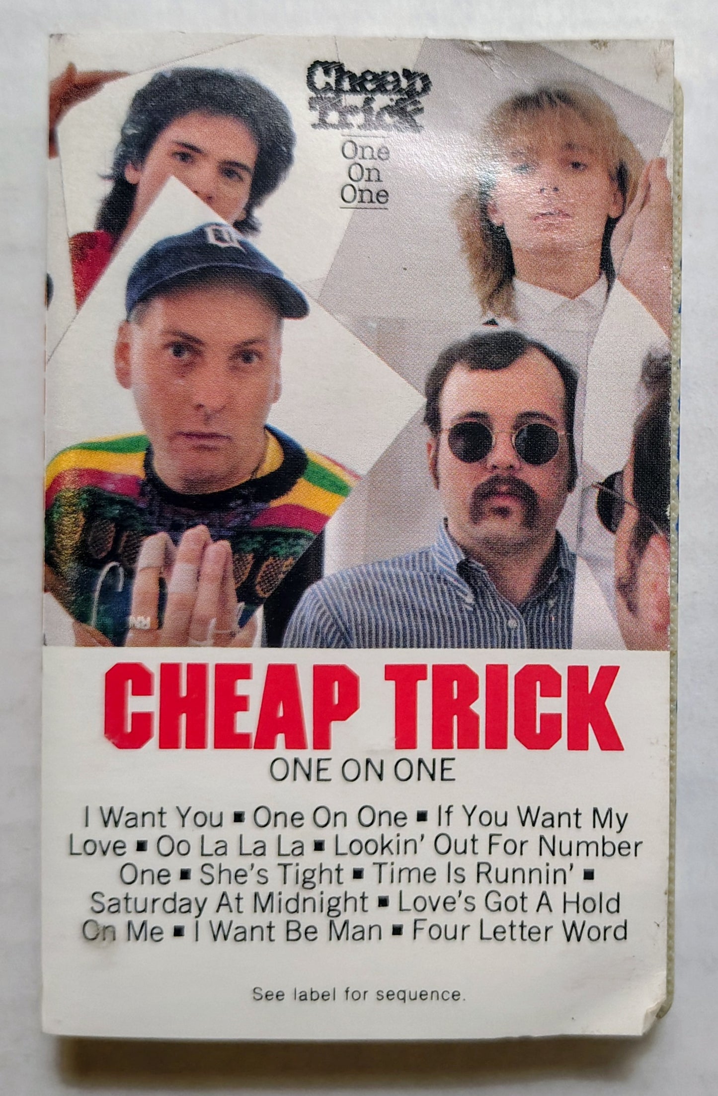 Cheap Trick - “One On One” - CASSETTE TAPE G/G
