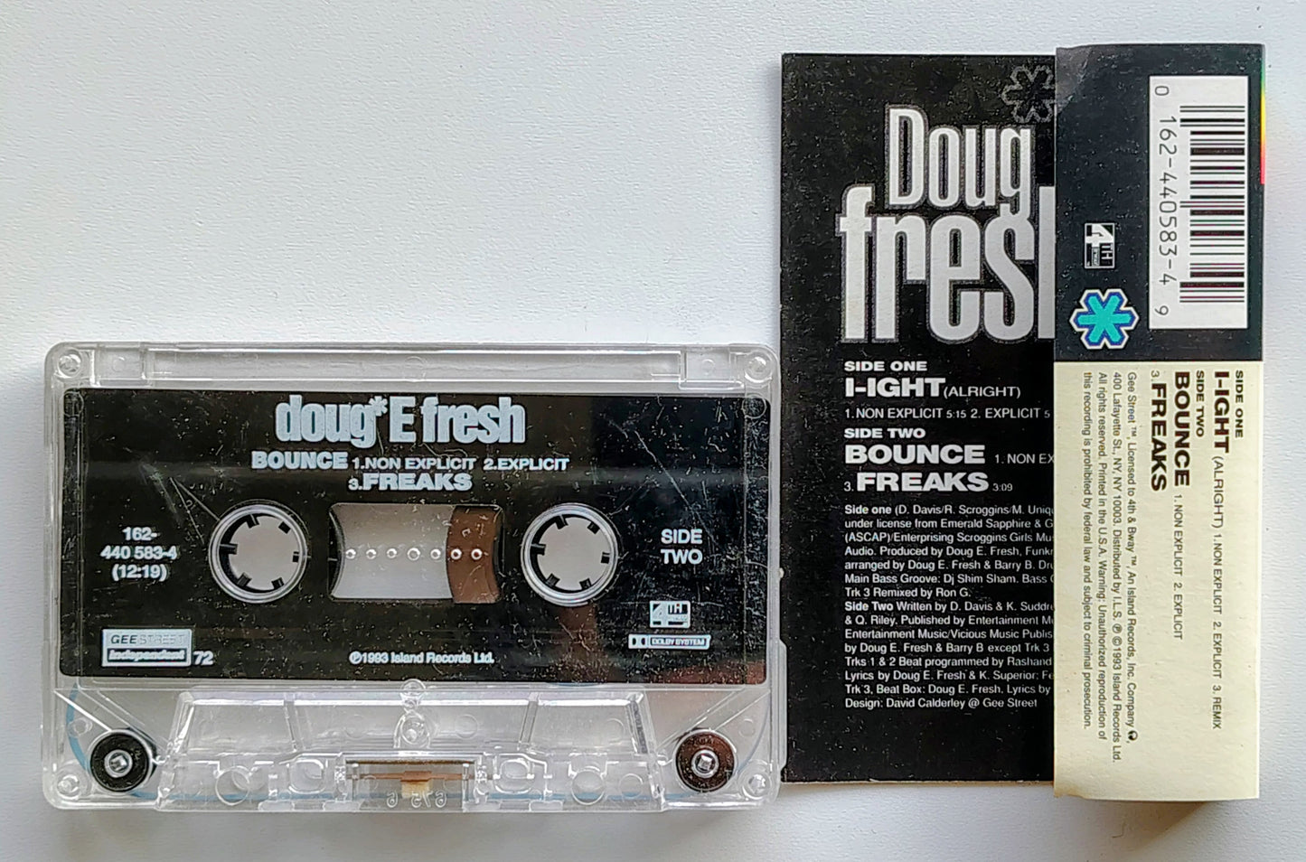 Doug E Fresh - “I-Ight (Alright)” - CASSETTE TAPE (Maxi Single) VG/VG