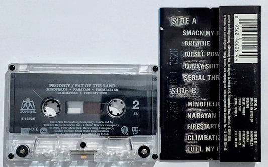 Prodigy - “Fat Of The Land” - CASSETTE TAPE VG+/VG* (*See Notes)