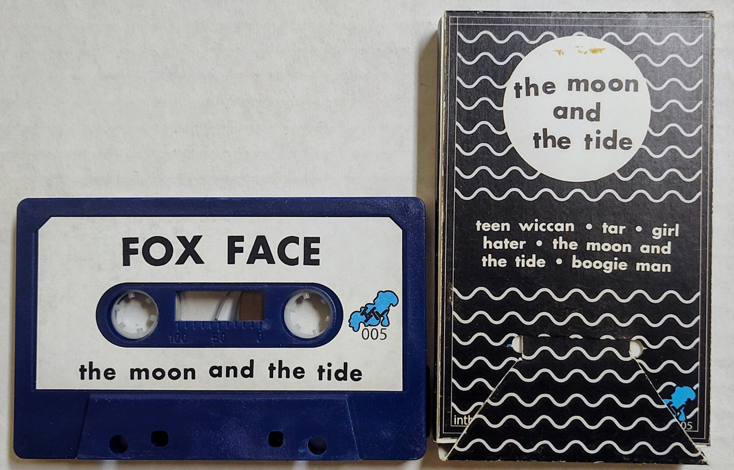 Fox Face - “The Moon And The Tide” - INDIE CASSETTE TAPE VG+/NM [In The Lake Records] (Personal Collection)