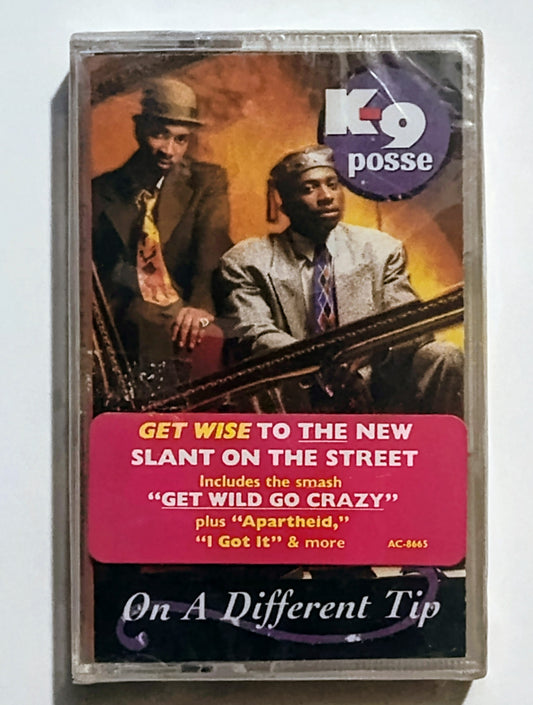 K-9 Posse - "On A Different Tip" - CASSETTE TAPE (DOLBY) M/M (Sealed with hype sticker)