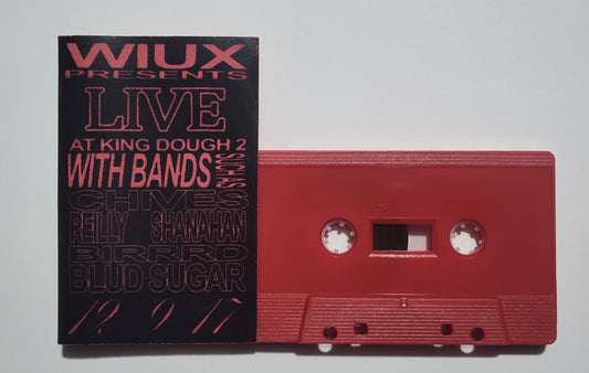 Various Artists: "WIUX Presents: Live At King Dough 2" - INDIE CASSETTE TAPE NM/NM