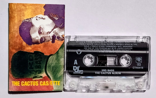 3rd Bass - "The Cactus Cas/ette (The Cactus Album)" - CASSETTE TAPE (DOLBY) VG+/VG+