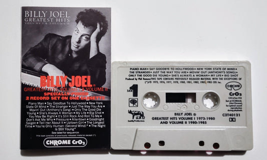 Billy Joel - "Greatest Hits Volume I & 2" - CASSETTE TAPE (Chrome; DOLBY) NM/VG+
