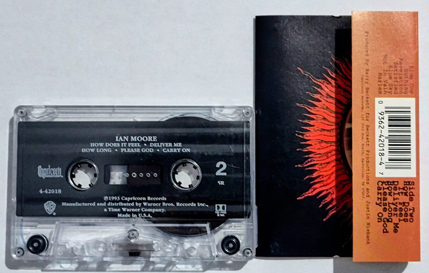 Ian Moore - “Ian Moore” - CASSETTE TAPE NM/NM