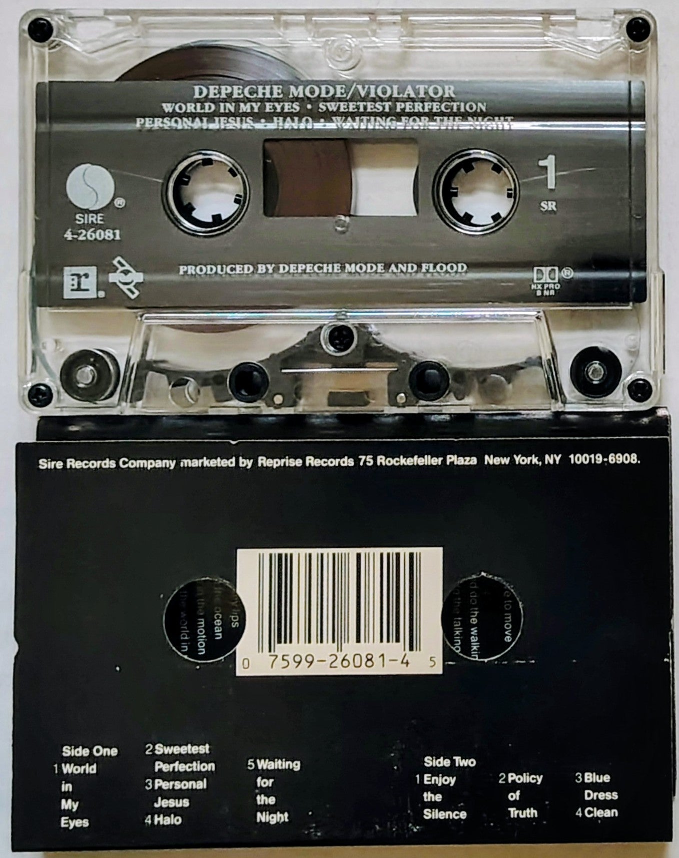 Depeche Mode - "Violator" - CASSETTE TAPE VG/VG+