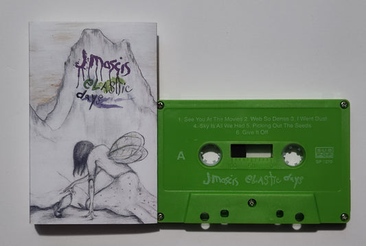 J Mascis (Dinosaur Jr) - "Elastic Days" - INDIE CASSETTE TAPE NM/NM