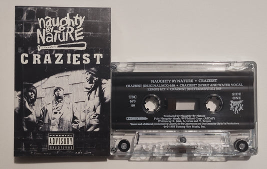 Naughty By Nature - "Craziest" - CASSETTE TAPE (SR; DOLBY) NM/NM